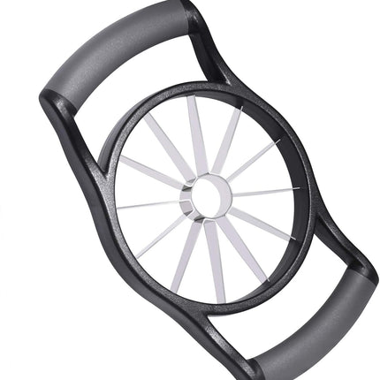 Apple Slicer, [Upgraded] 12-Slice Apple Slicer and Corer, Heavy Duty Stainless Steel Apple Cutter, Divider, Wedger with Ultra-Sharp Blade & Ergonomic Grip Handle for Pears and More.
