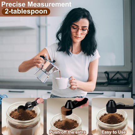 Coffee Scoop & Funnel for Reusable K Cup Refillable Coffee Pods, 2 Tablespoon Slide Coffee Measuring Funnel Scooper,1PCS.
