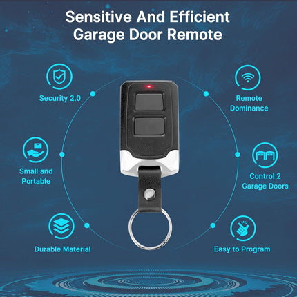 2 for Chamberlain LiftMaster Craftsman Garage Door Opener Remote 893LM 893Max 891LM 971LM 973LM Universal.