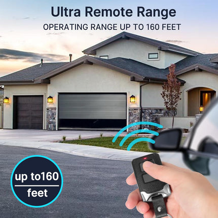 2 for Chamberlain LiftMaster Craftsman Garage Door Opener Remote 893LM 893Max 891LM 971LM 973LM Universal.