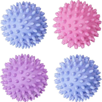 Reusable Laundry Dryer Balls - Eco Friendly Fabric Softener Alternatives Soften and Fluff Laundry Wrinkle Release(Set of 4 Random Color).