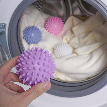 Reusable Laundry Dryer Balls - Eco Friendly Fabric Softener Alternatives Soften and Fluff Laundry Wrinkle Release(Set of 4 Random Color).