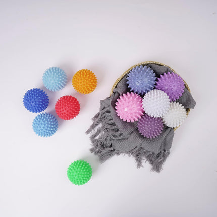 Reusable Laundry Dryer Balls - Eco Friendly Fabric Softener Alternatives Soften and Fluff Laundry Wrinkle Release(Set of 4 Random Color).
