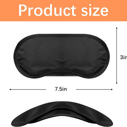40 Pcs Eye Mask Sleep Masks Bulk Blindfolds for Team Building Party Games with Nose Pad and Adjustable Strap for Women Men 4 Layers Black Blindfold Sleeping Mask.