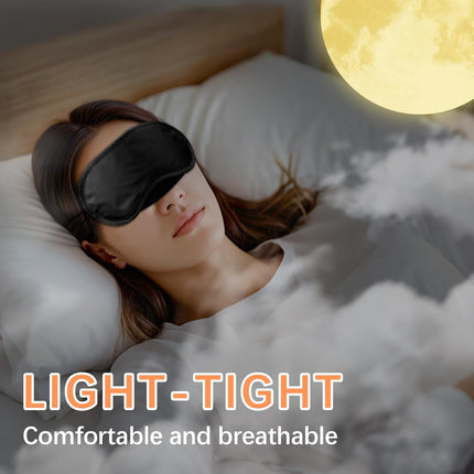40 Pcs Eye Mask Sleep Masks Bulk Blindfolds for Team Building Party Games with Nose Pad and Adjustable Strap for Women Men 4 Layers Black Blindfold Sleeping Mask.