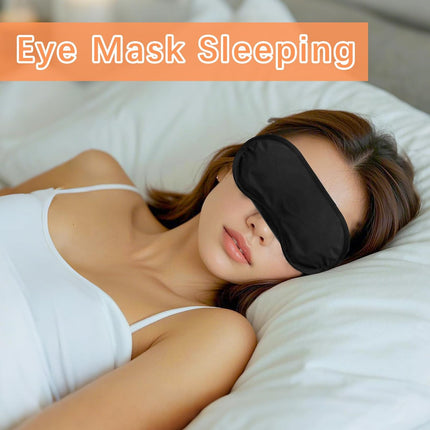 40 Pcs Eye Mask Sleep Masks Bulk Blindfolds for Team Building Party Games with Nose Pad and Adjustable Strap for Women Men 4 Layers Black Blindfold Sleeping Mask.