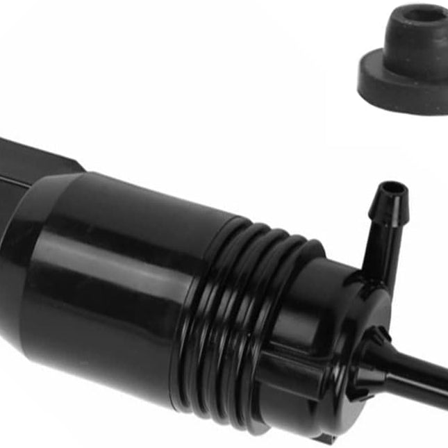 Front Windshield Washer Pump w/Grommet Replacement for Chevy Silverado 1500, 2500,3500, GMC Acadia, Sierra 1500, 2500, 3500, Cadillac CT6, XT4, XT5, Buick LaCrosse Replaces OEM 22999423, 84518407.