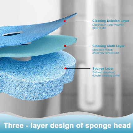 Disposable Toilet Brush with 48 Refills,Toilet Cleaning Supplies,Toilet Wand Brush Starter Kit,Wall Mounted Toilet Bowl Cleaner Brush with Holder for Bathroom Deep Cleaning & Hygiene (White).