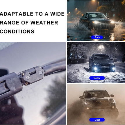 4 PCS Front Windshield Washer Nozzles, 4 Holes Car Windshield Washer Wiper Arm Sprayer, Auto Left Right Windshield Washer Squirter Nozzle Replacement, Universal Vehicle Accessories (4 PCS).
