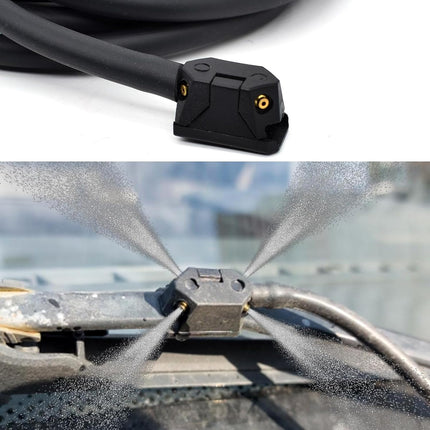 4 PCS Front Windshield Washer Nozzles, 4 Holes Car Windshield Washer Wiper Arm Sprayer, Auto Left Right Windshield Washer Squirter Nozzle Replacement, Universal Vehicle Accessories (4 PCS).