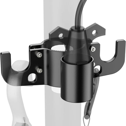 Aluminum Trailer Towing Chain Organizer with 7-Way Plug Holder- Heavy-Duty RV Tongue Jack Accessories.