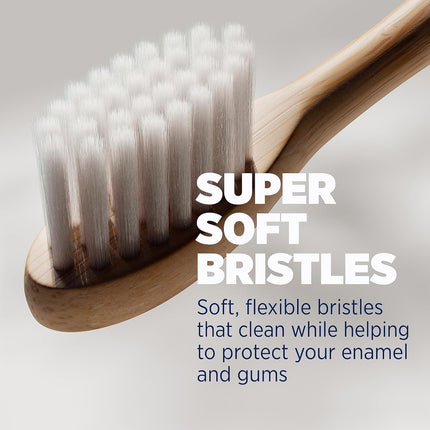 Bamboo Replacement Heads 3 Pack - Exclusive to  Sonic Electric Toothbrush - Soft Bristle Bamboo Heads - Made with Eco Loving Renewable Bamboo.