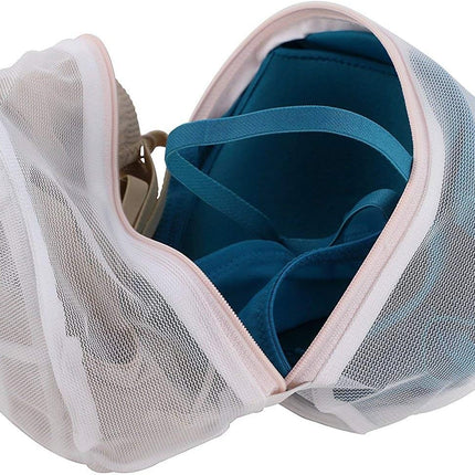 Premium Bra Wash Bag – Set of 3 Mesh Lingerie Laundry Bags for Delicates – Protects Bras, Underwear & Intimates in Washing Machine – Durable Zipper Closure – Regular Size.