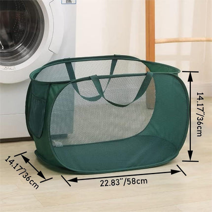 4 Pcs Collapsible Laundry Baskets, Opening Laundry Hamper, Foldable Laundry Basket, Dirty Clothes Basket for Clothes & Home Organization.