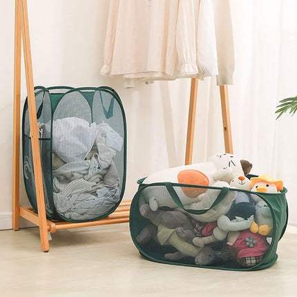 4 Pcs Collapsible Laundry Baskets, Opening Laundry Hamper, Foldable Laundry Basket, Dirty Clothes Basket for Clothes & Home Organization.