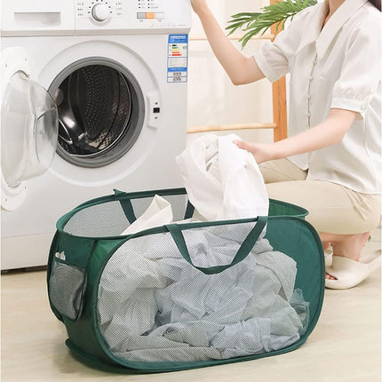 4 Pcs Collapsible Laundry Baskets, Opening Laundry Hamper, Foldable Laundry Basket, Dirty Clothes Basket for Clothes & Home Organization.
