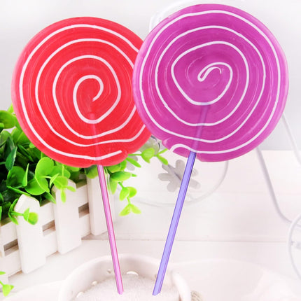 100-PCS 5 Colol Plastic Swizzle Sticks, Crystal Cake Pops, Cocktail Coffee Drink Stirrers, Stir Sticks, 7.24 Inch (Pink, Yellow, Blue, Purple, Green).