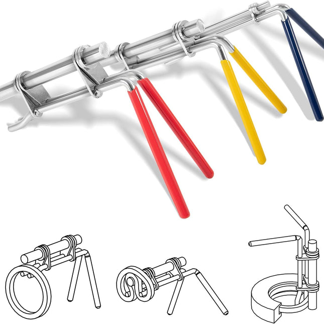 3 Pack Hydraulic Seal Installation Tools, Hydraulic Cylinder Piston Repair Seal Kit, U-Cup Rod Seal Installation Tool Kits Upgraded Seal Twistor Install Tool Set.
