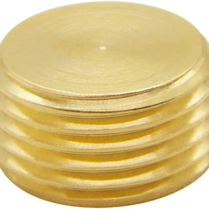 5PCS 1/2" NPT Male Brass Pipe Plug Counter Sunk Internal Hex Thread Pipe Plug.