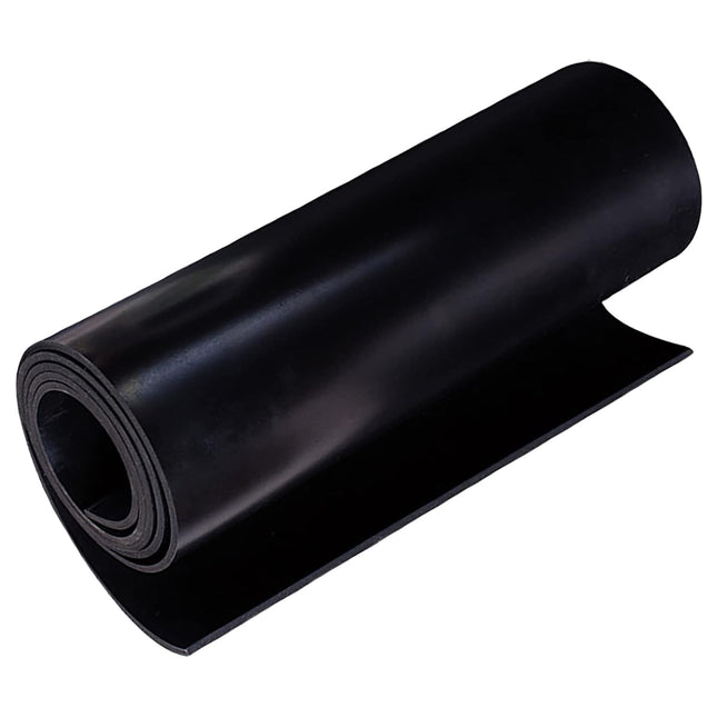 Neoprene Rubber Sheet 1/8" Thick x 16" Wide x 30" Long, Solid Rubber Sheets, Rolls & Strips for Gaskets Material, Pads, Crafts, Weather Stripping, Flooring, Black.