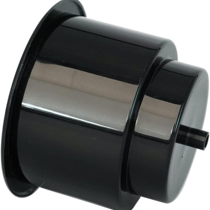 Black Plastic Cup Drink Holder Insert with Drain for Marine Boat RV Camper, 4PCS.