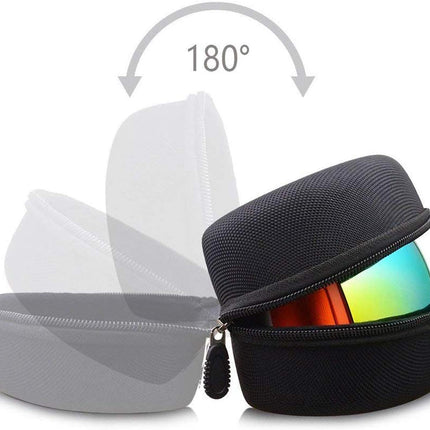 Big Large Hard Sports Glasses Case, SKI Snowboard Snow Goggles Box, Sports Glasses Storage Holder.