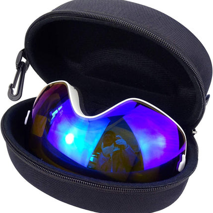 Big Large Hard Sports Glasses Case, SKI Snowboard Snow Goggles Box, Sports Glasses Storage Holder.