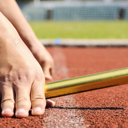 3 Pcs Aluminum Track Field Relay Baton Race Batons Equipments Running Track Relay Batons Suitable for Sports Outdoor Practice Athlete Students Office Field Race Tools.