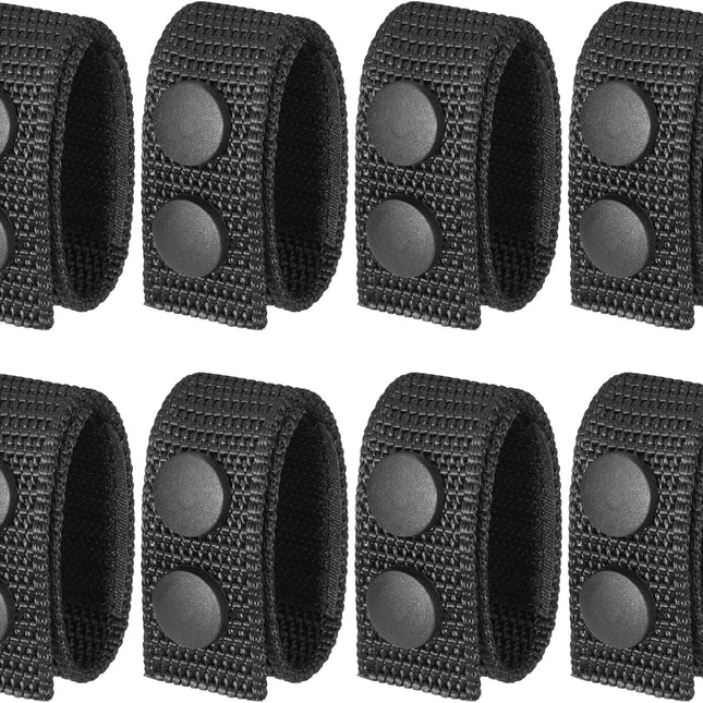 Belt Keepers for Duty Belt, 1000D Nylon Tactical Keepers 2¼" with Double Snaps.