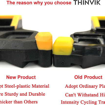Road Bike Cleats for Shimano SPD-SL Locking Cycling Pedals Cleat for Shimano SH10 SH11 SH12 System Shoes.
