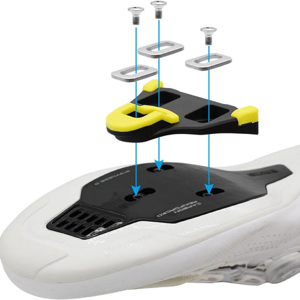 Road Bike Cleats for Shimano SPD-SL Locking Cycling Pedals Cleat for Shimano SH10 SH11 SH12 System Shoes.