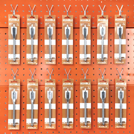 80 Pack Pegboard Hooks J-Hook – 1 Inch Silver J Hooks for Pegboard – Heavy Duty Peg Board Hooks for Hanging Jewelry, Keys, Retail Items & Small Tools – Fits 1/8” & 3/16” Pegboards.
