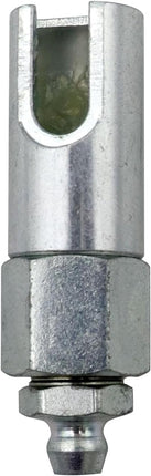 Push-on Slotted Right Angle 90 Degree Grease Coupler.