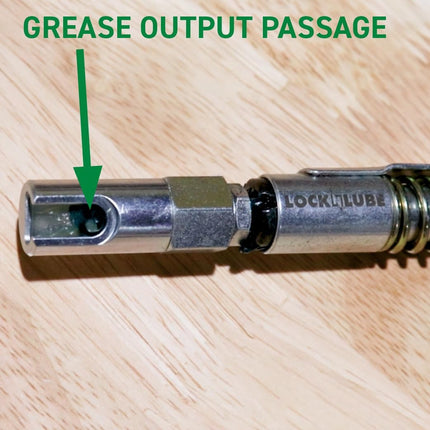 Push-on Slotted Right Angle 90 Degree Grease Coupler.