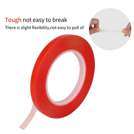 Double Sided Adhesive Tape 5mm / 10mm x 25M Heat Resistant High Adhesion Transparent Acrylic Tape, LCD Screen Repair Sticker for Cell Phone Touch Screen Repair.