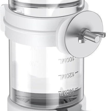 Bird Water Dispenser, Automatic Water Feeder, Plastic Cage Water Dispenser, White Parrot Waterer for Small Parakeet Cockatiel Budgie Lovebirds (Not Fit for Food Feeding).
