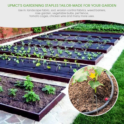 12 Inch Galvanized Garden Landscape Staples Stakes, 25 50 100 PCS Anti-Rust Garden Staples Tent Ground Stakes U-Shaped Landscape Pins for Secure Lawn Fabric, Decoration (25, 12 Inch).