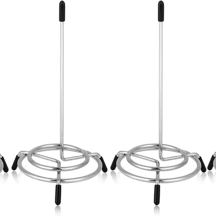 4PCS Check Spindle, Receipt Holder Spike, Stainless Steel Bill Fork, Memo Holder Spike.