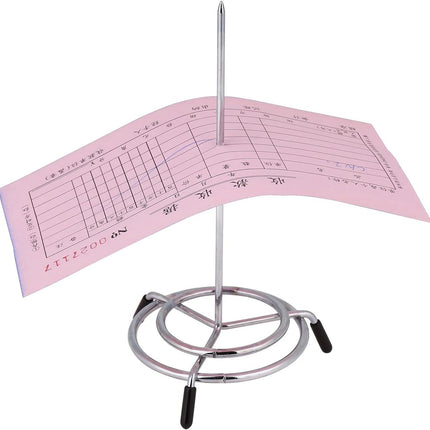 4PCS Check Spindle, Receipt Holder Spike, Stainless Steel Bill Fork, Memo Holder Spike.