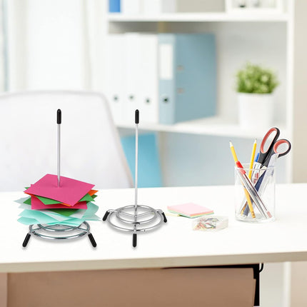 4PCS Check Spindle, Receipt Holder Spike, Stainless Steel Bill Fork, Memo Holder Spike.