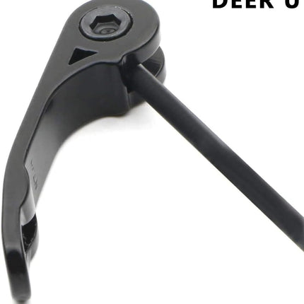 Road Mountain Bicycle MTB Wheel Hub Front and Rear Skewers Quick Release Clip Bolt Lever Axle QR 145/180 mm, a Pair.