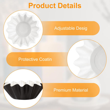 70P Wax Melt Liners, Reusable Wax Warmer Liners for Any Wax Cubes, Leakproof Wax Melt Cups for Scented Candle, Plug in Warmers, Electric Wax Melters and Wax Burner(Black).