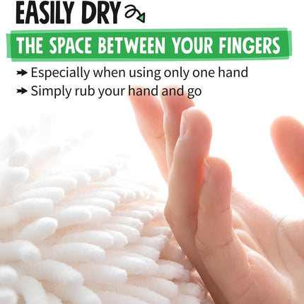 Fuzzy Ball Hand Towels (Set of 2) - Dry Your Hands conveniently with This Creative Hand Towel Hedgehog Decorative Towels for Bathroom (Pack of 2, Mint).