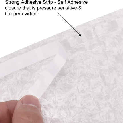 100Pack Small Bubble Out Bag Pouches 3.15" x 4" Self-Seal Bubble Pouches Bags, Double Walled Bubble Cushioning Bags, Self-Sealing Protective Wrap Cushioning Bags for Shipping, Packing, Moving.
