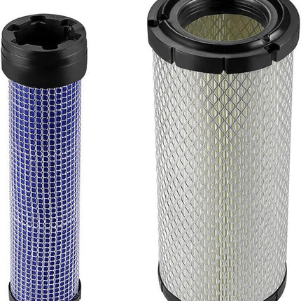 For Kawasaki 11013-7044 & 11013-7045 Inner & Outer Air Filter Cleaners Combo OEM for Donaldson Kohler 25-083-01-S P821575 & P822858.