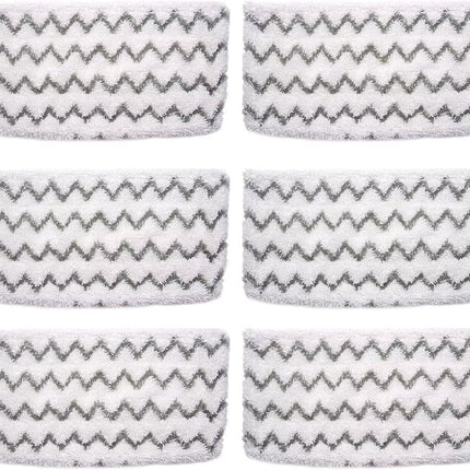 6 Pack S1000 S2001 Steam Mop Replacement Pads for Shark S1000 S1000A S1000C S1000WM S10001C S1200 & S2001 SteamSpot Steam Mop.