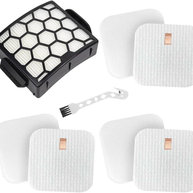 LA300, LA401, LA455 Filter Replacement for Shark LA502, LA500, LA301, LA555, Rotator Navigator Lift-Away ADV DuoClean PowerFins Upright, Washable/Reusable Filters Perfect for Pet Hair, Dirt, Dust.