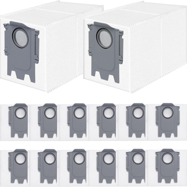 14 Pack Dust Bags Replacement for  QV 35A/Qrevo S5V/QV35S/Saros 10/10R/Z70/Qrevo/Q Revo/S/Qrevo Pro/Plus/MaxV/Master/Curv/Edge/S5X/Qrevo Edge S5A/S8 MaxV/S8 Max Ultra Robot Vacuum Cleaner.
