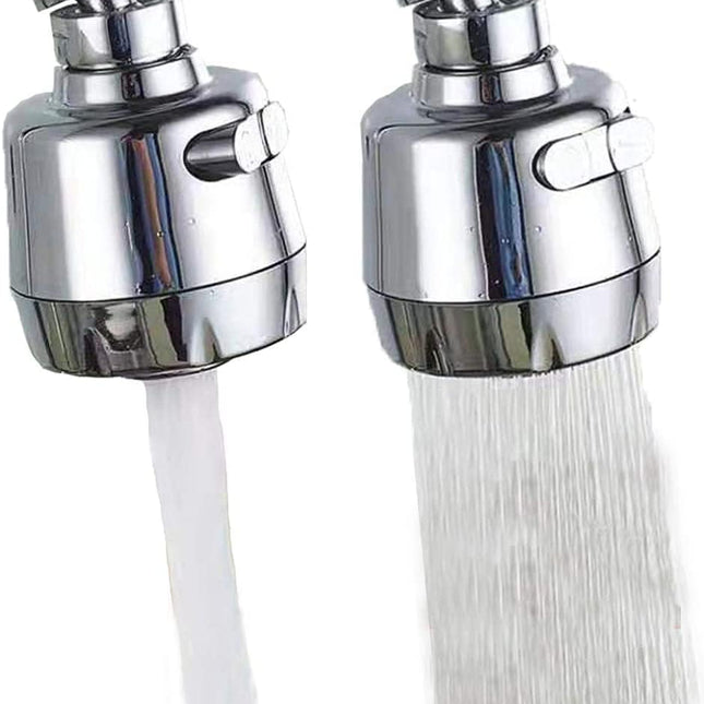 360° Swivel Kitchen Sink Faucet Aerator Faucet Sprayer Attachment Tap Aerator Faucet Nozzle Faucet Head 55/64'' Female Thread for Kitchen, Bathroom Faucet (Shorter Style 1PC,Adapter Included).