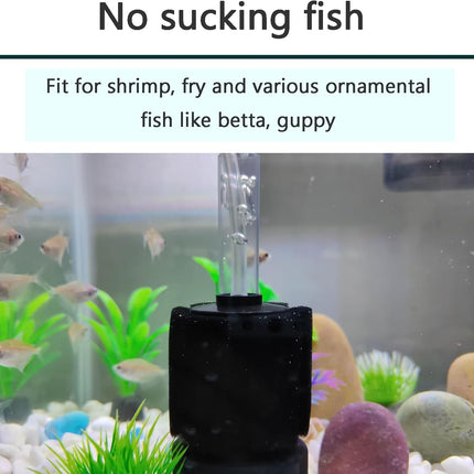 3 Pack Aquarium Bio Sponge Filter Breeding Fry Betta Shrimp Nano Fish Tank (Small up to 10Gal).